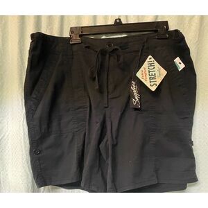 Nordstrom Black Drawstring Cargo Shorts